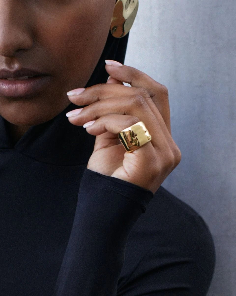 Edblad Flowy Ring Gold