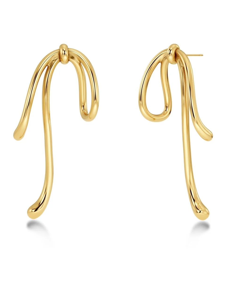 Edblad Lace Studs Gold