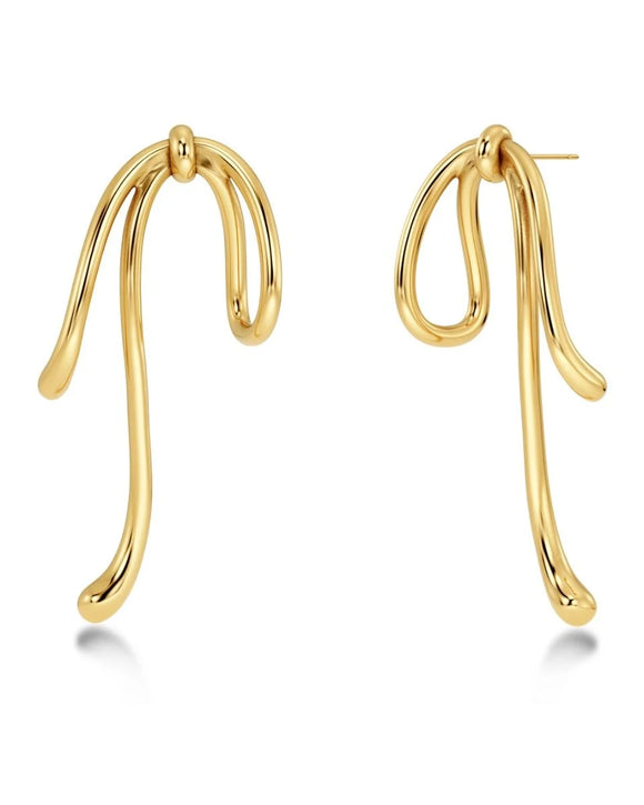 Edblad Lace Studs Gold 