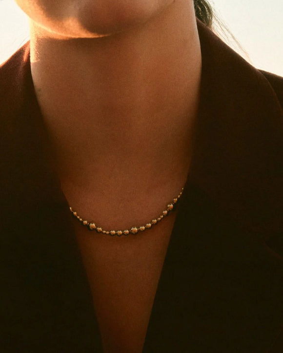 Edblad Sphere Necklace Muli Gold