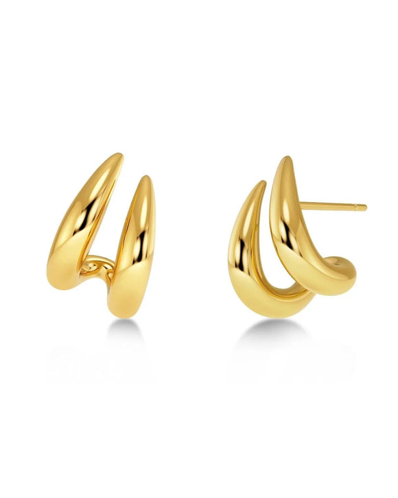 Edblad Spire Hoops Gold