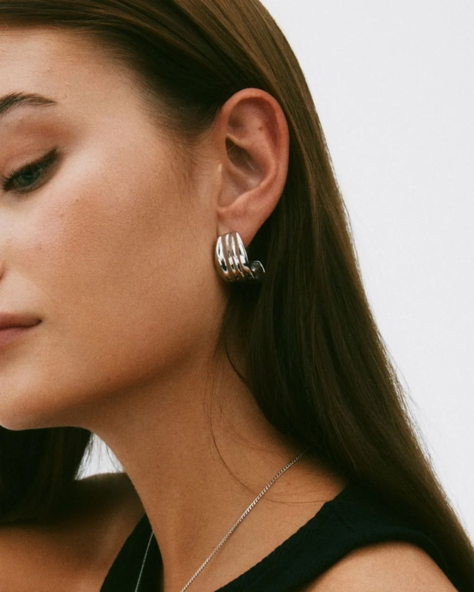 Edblad Tidal Hoop Silver