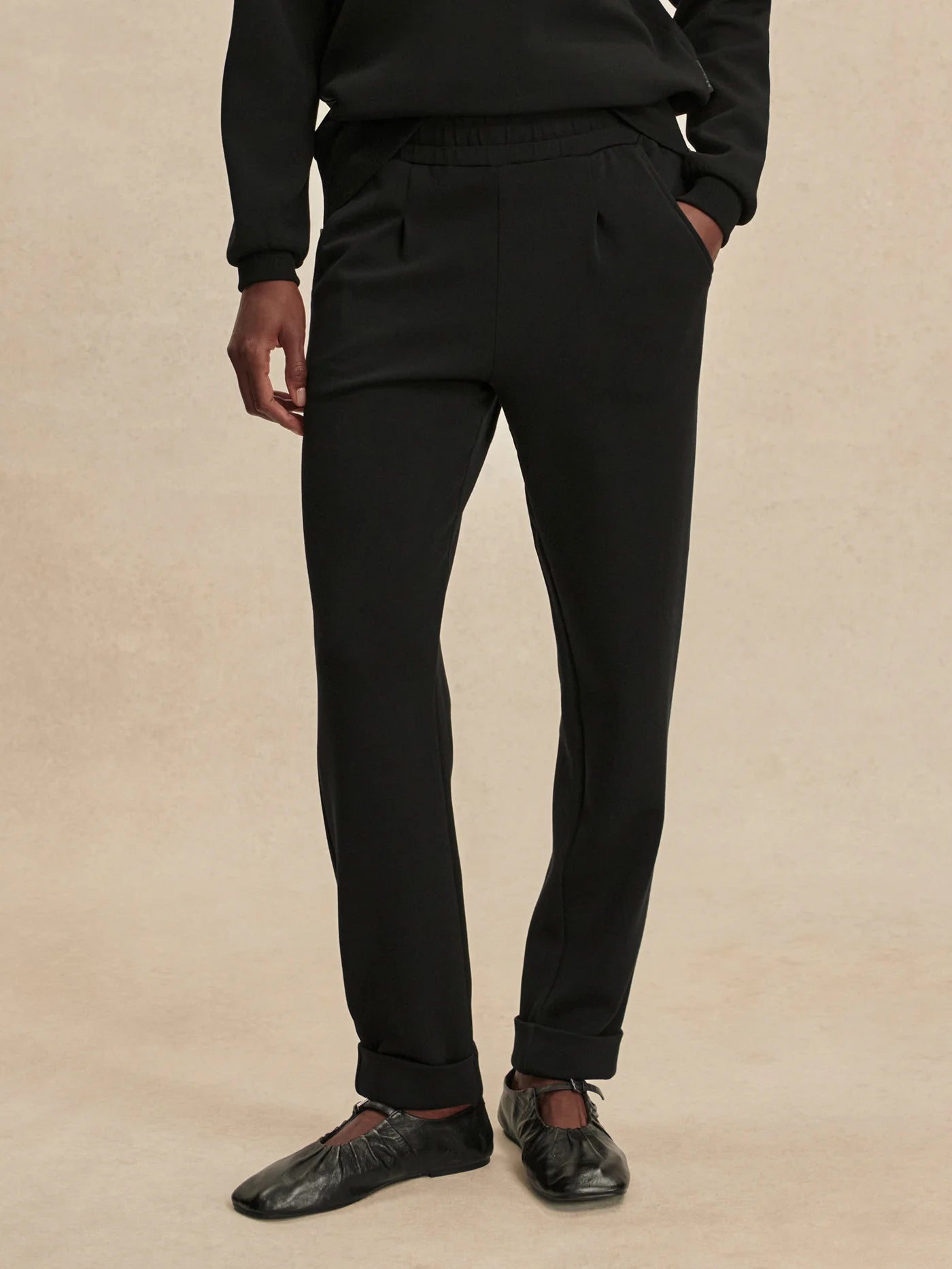 Varley The Rolled Cuff Pant Black 25"