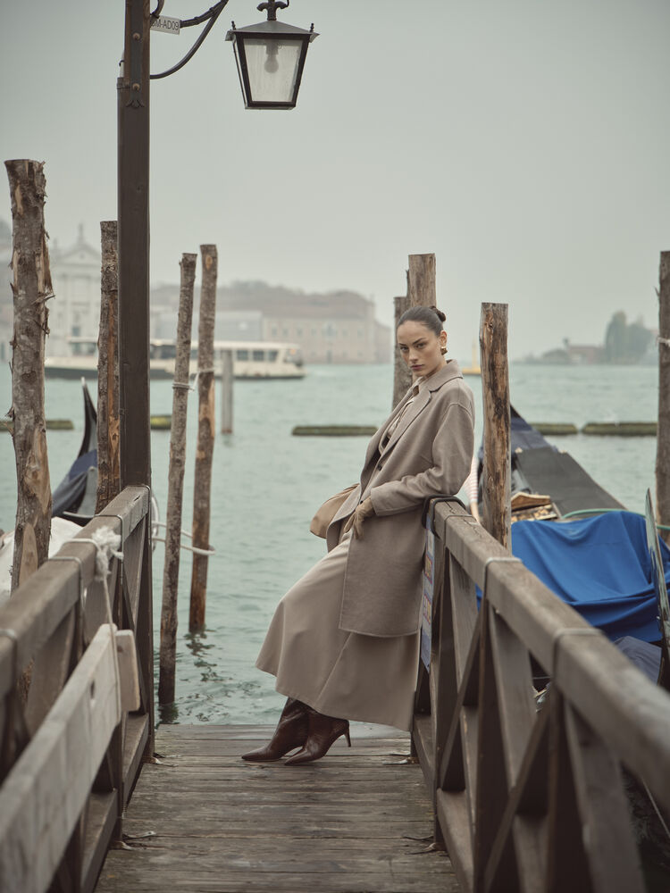 Bugatti Wool Coat Beige