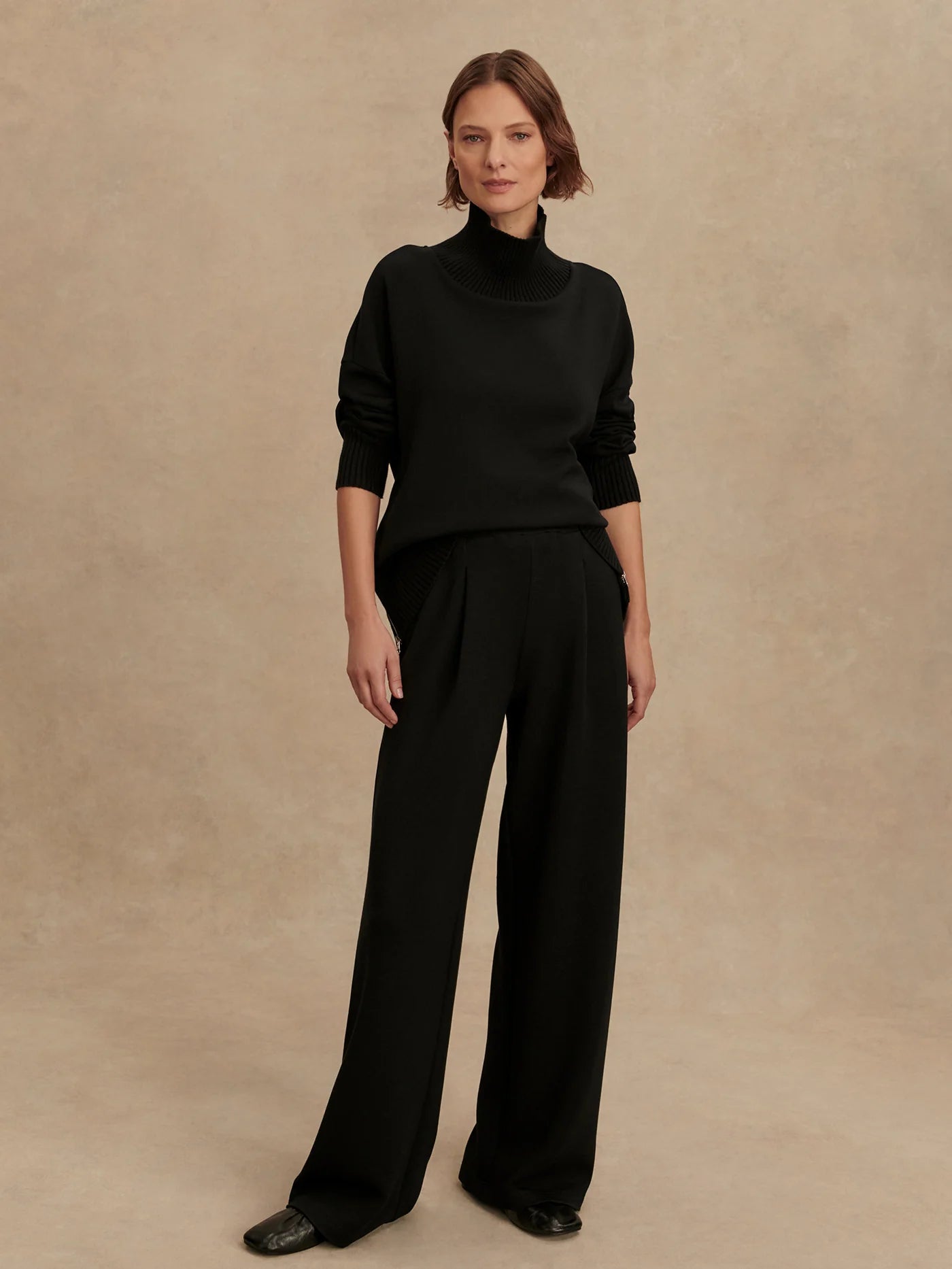 The Extra Wide Leg Pant 29.5" Black
