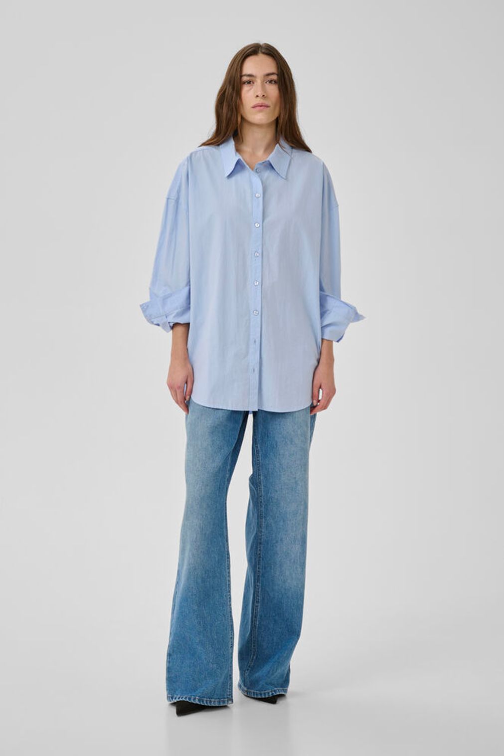MEW Vilda Sunna Shirt Blue