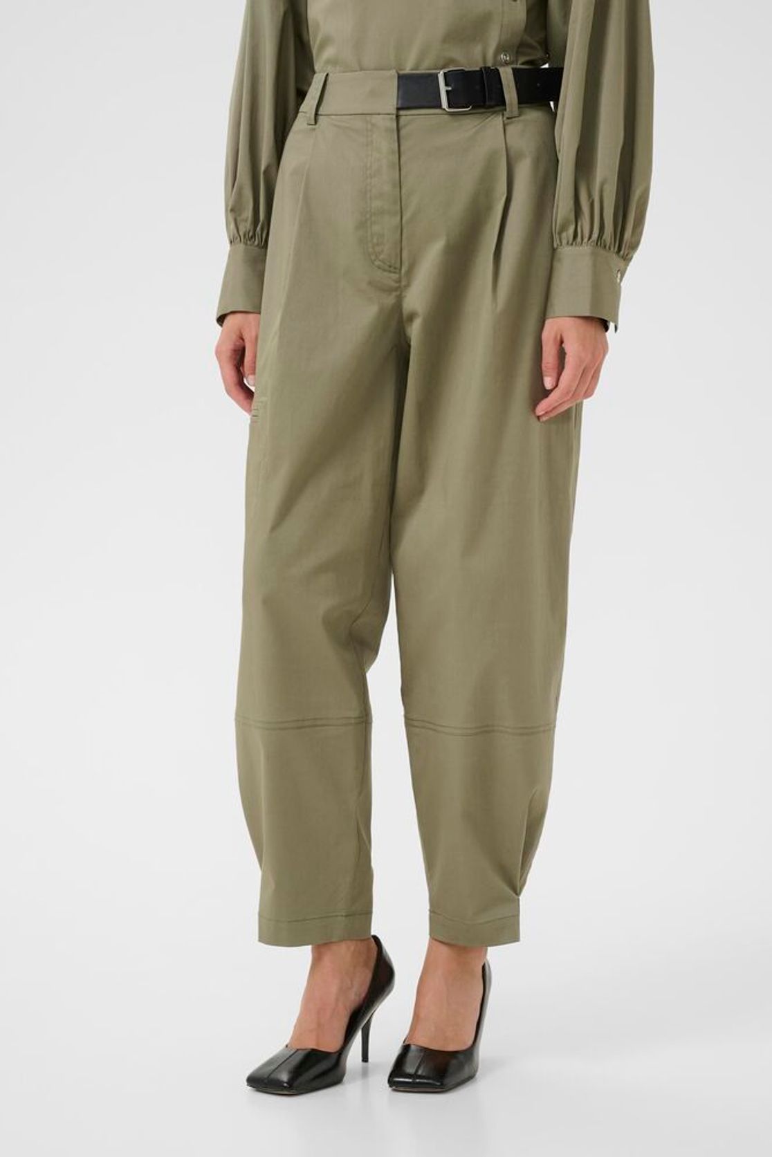 Egina Pants Deep Lichen Green