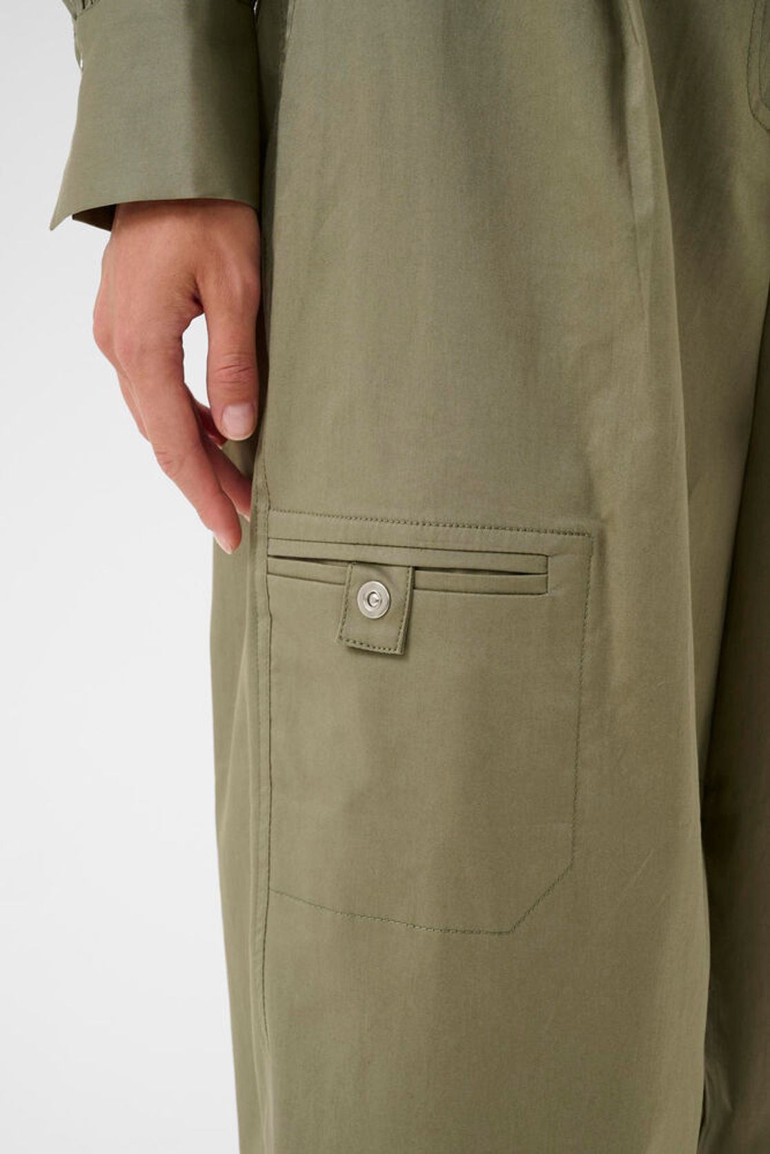 Egina Pants Deep Lichen Green