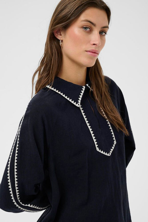 Aimy Blouse Navy 