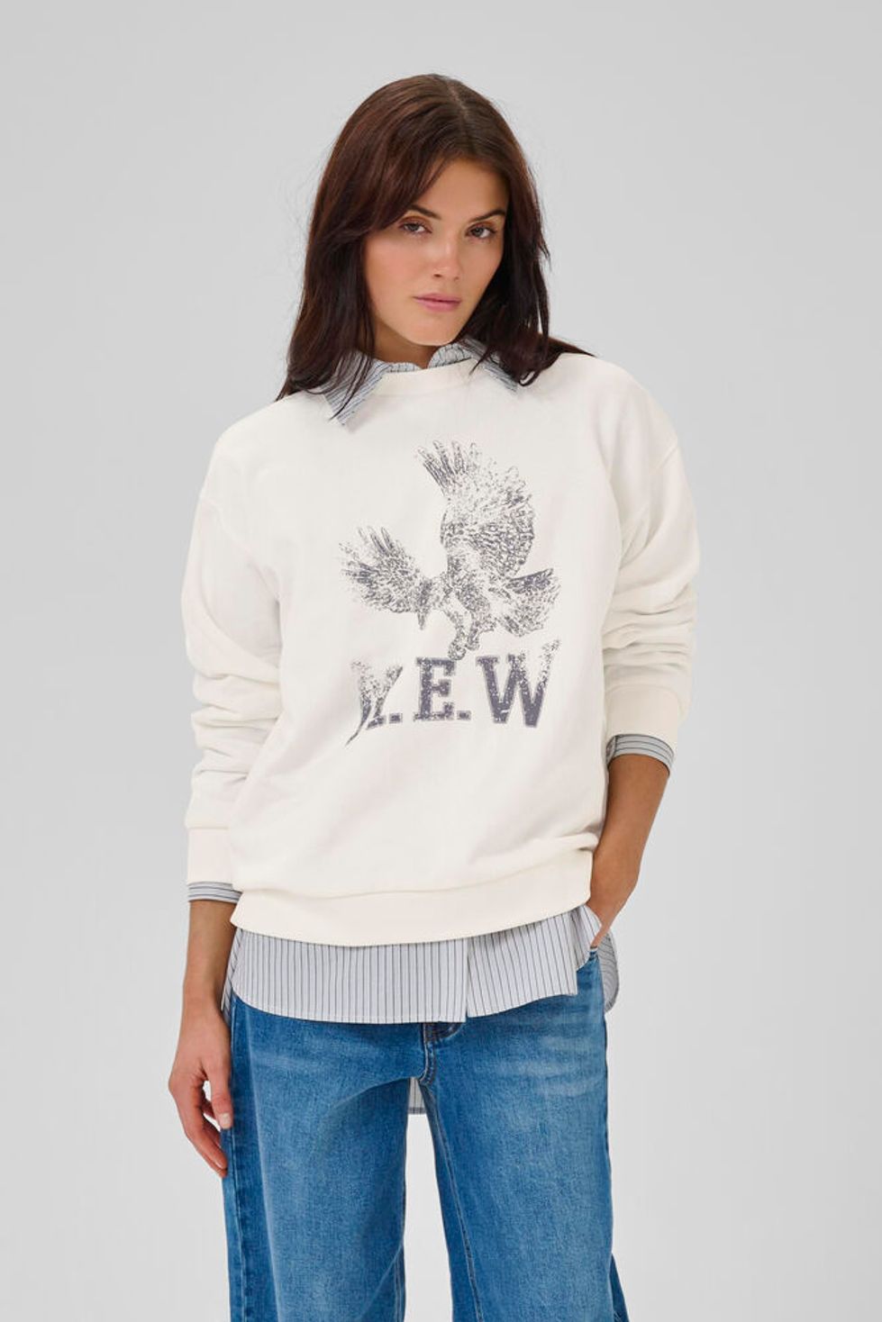MEW Diego Eagle Sweat White
