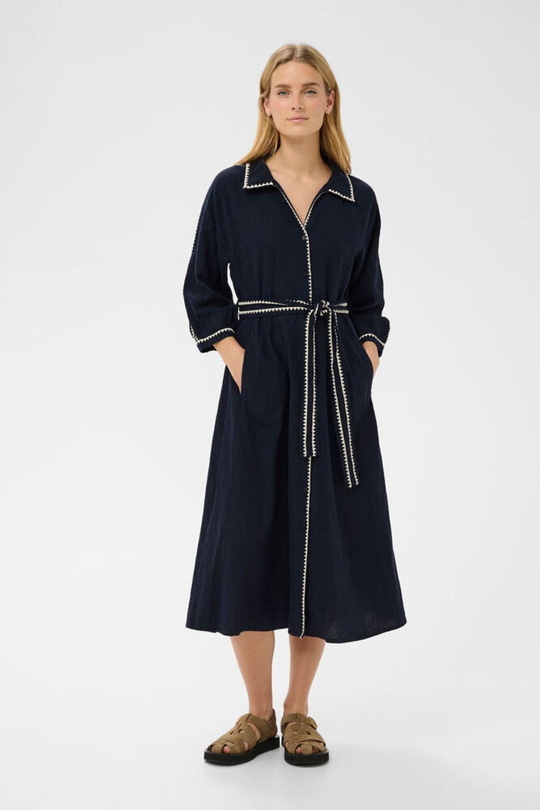 Sicilias Dress Navy