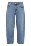 My Essential Wardrobe MEW Baloo High Barrel Mid Blue Jeans