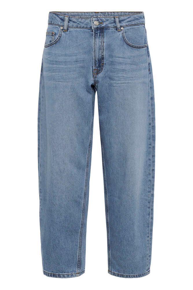 My Essential Wardrobe MEW Baloo High Barrel Mid Blue Jeans
