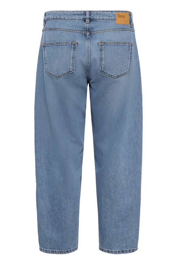 My Essential Wardrobe MEW Baloo High Barrel Mid Blue Jeans