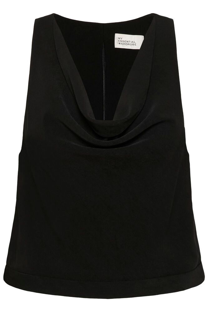 MEW Millie Waterfall Top Black