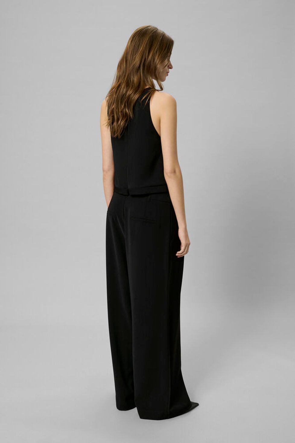 MEW Millie Waterfall Top Black