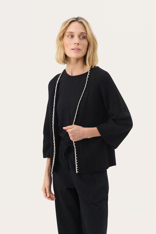 Part Two Tritte Black Cardigan