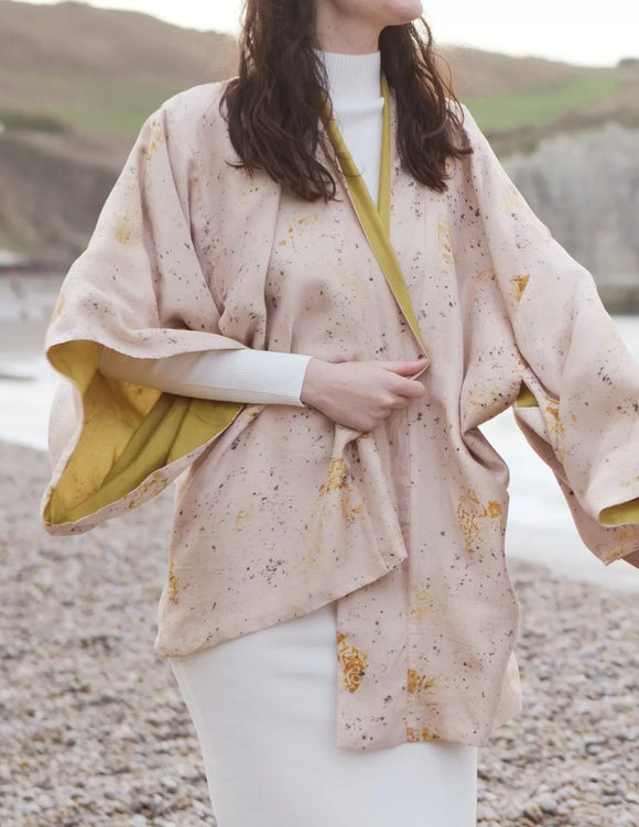 Colibri Reversible Silk Kimono