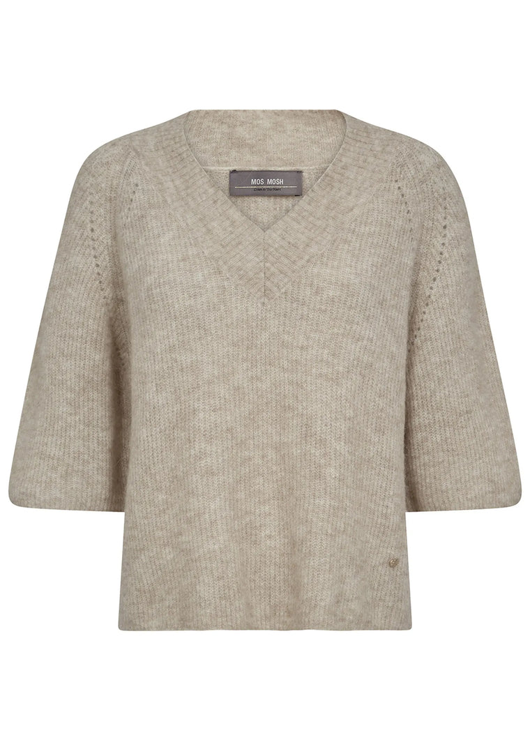 Mos Mosh Taci ¾ V-neck Knit