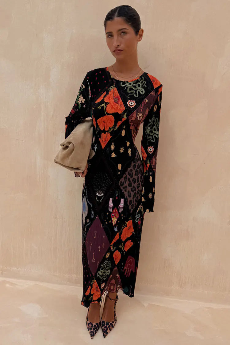 Never Fully Dressed Gaia Plisse Dress