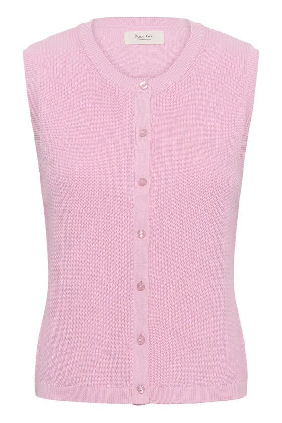 Gemma Knit Waistcoat Cameo Pink