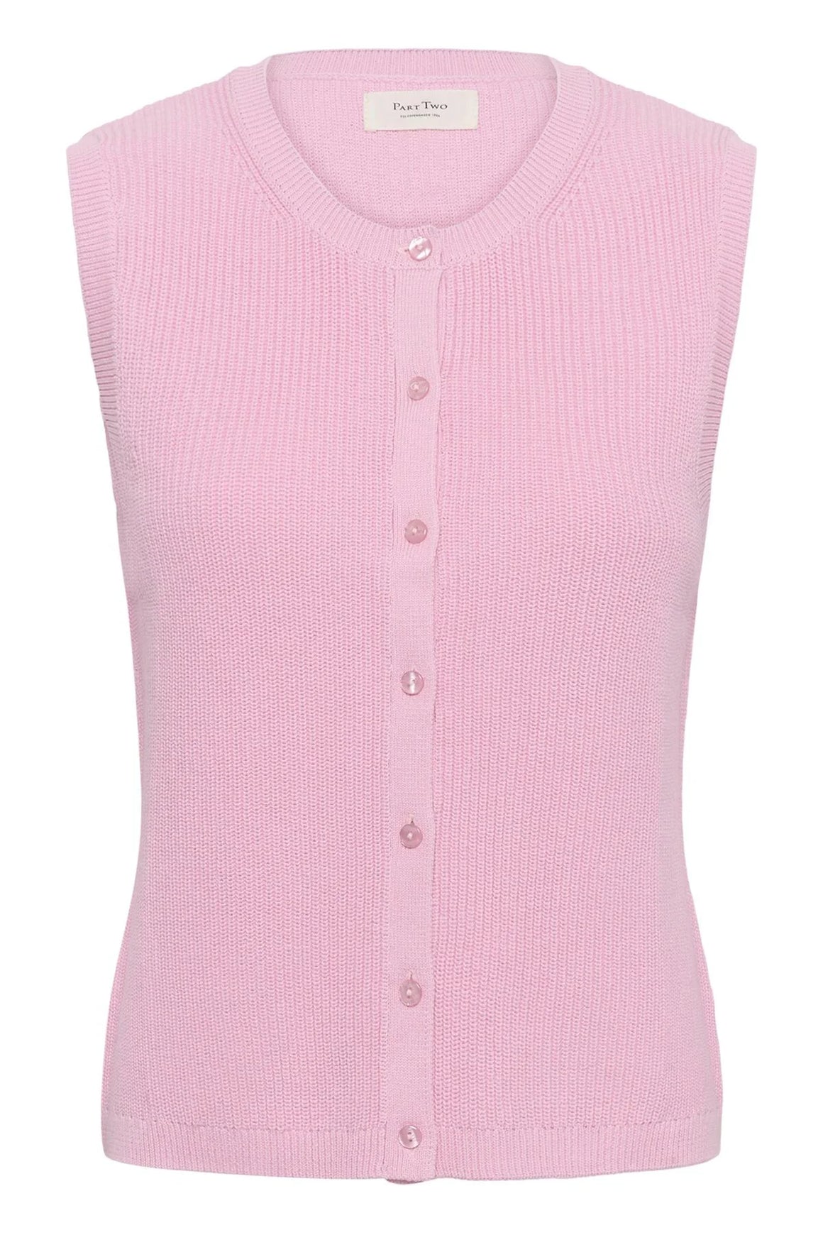 Gemma Knit Waistcoat Cameo Pink