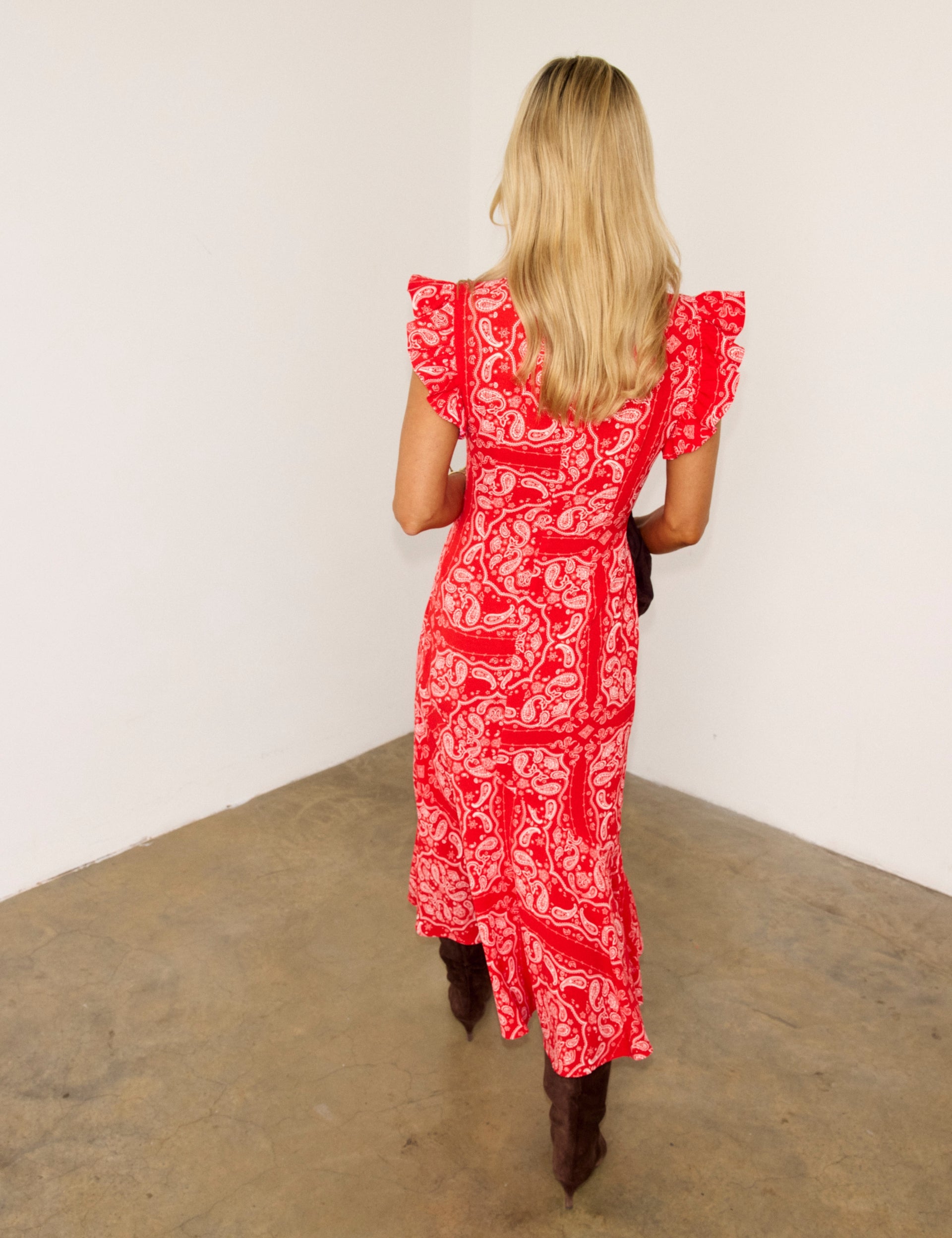 NFD Remi Red Bandana Dress