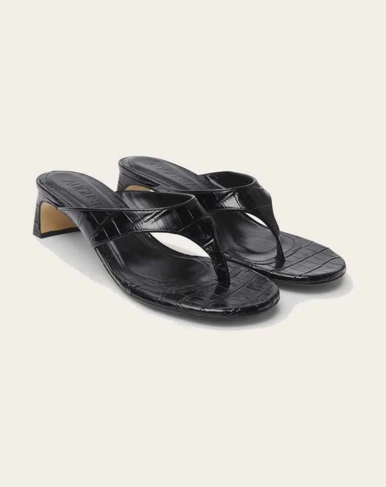 Augusta Farah Croco Sandals