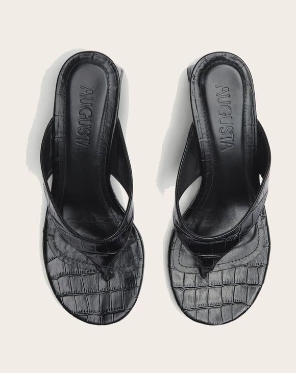 Augusta Farah Croco Sandals