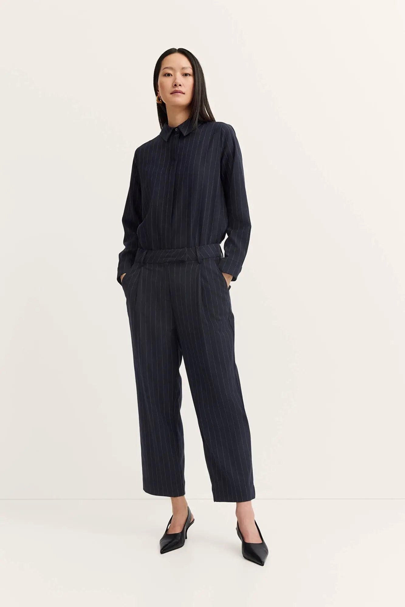 Bugatti Pinstripe Trousers