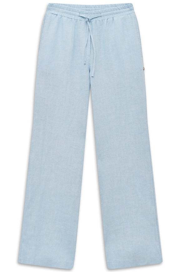 Bugatti Linen Trousers Blue