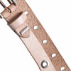 Depeche Narrow Leather Sand Belt