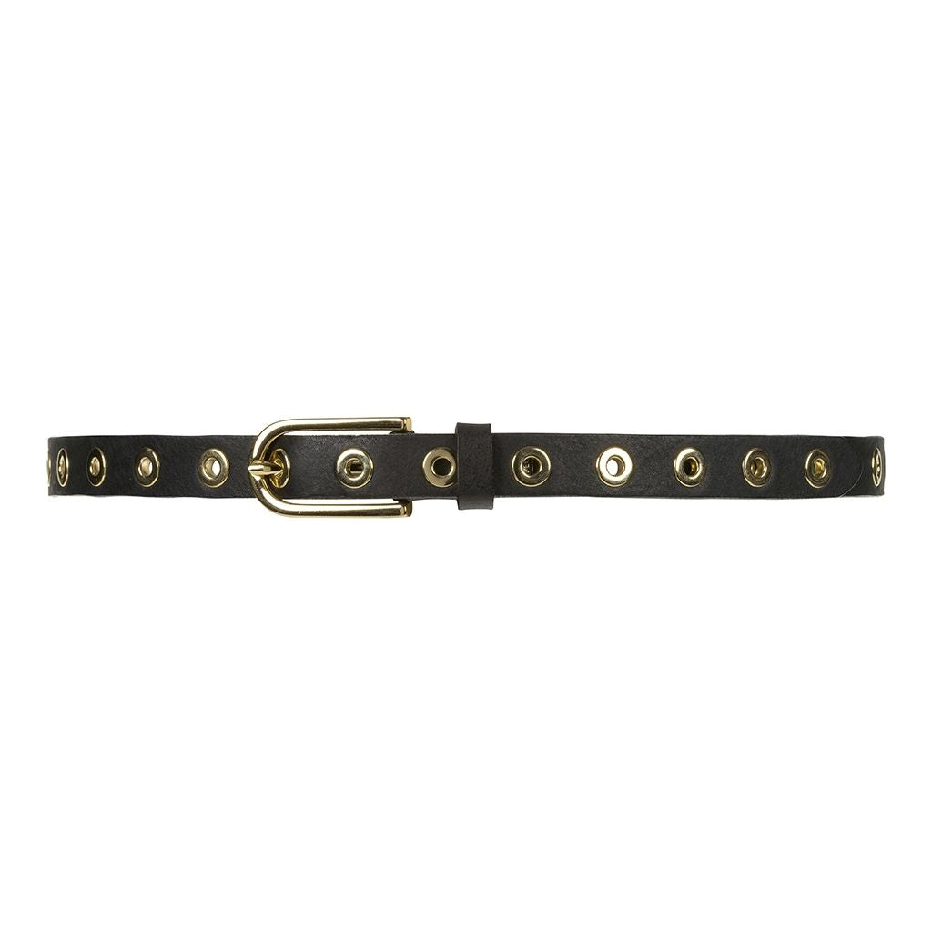 Depeche Narrow Black Belt 