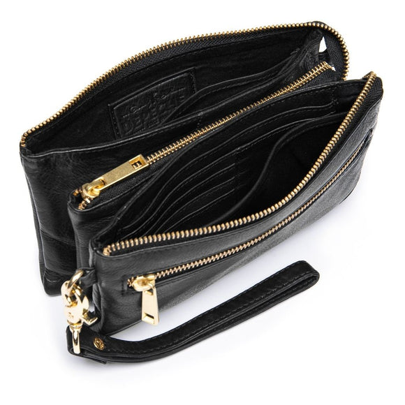 Depeche Small Leather Crossbody Bag