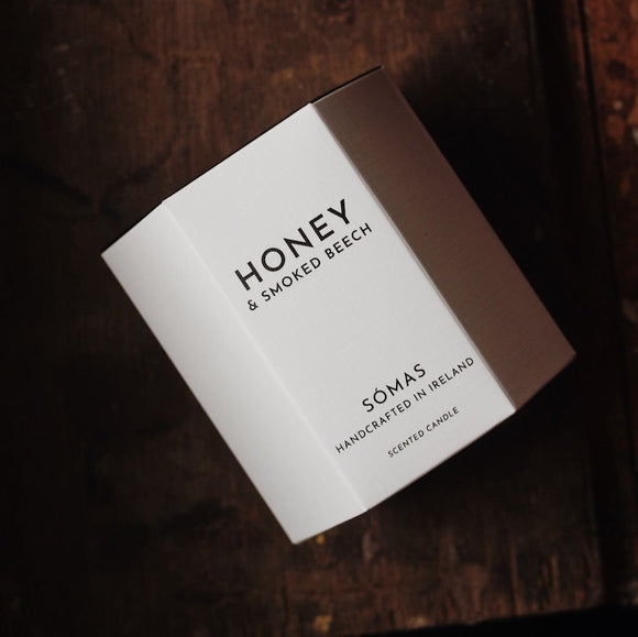 Sómas Honey & Smoked Beech Candle 