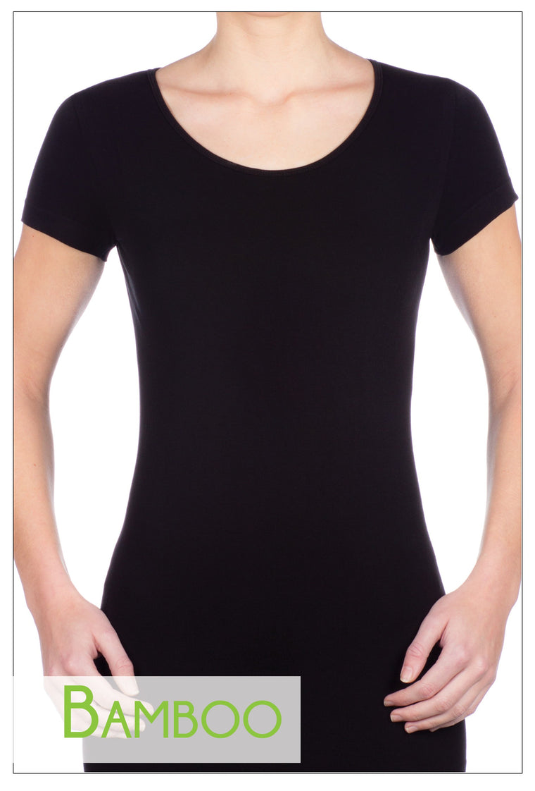 Bamboo basic one size short sleeve tshirt