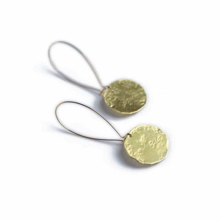 Daki Daki elle gold earrings