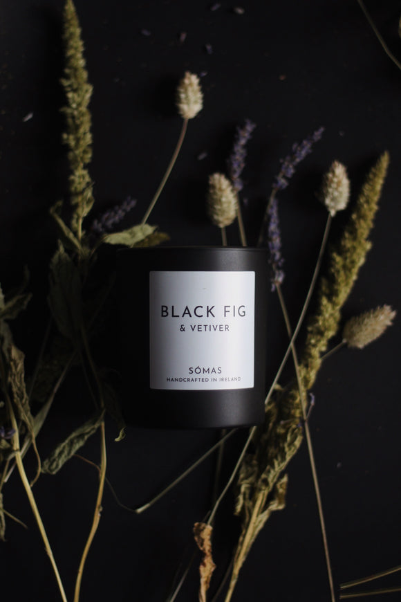 Sómas Black Fig & Vetiver Candle 