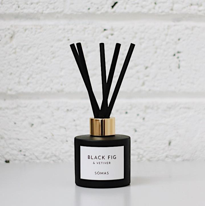 Sómas Black Fig & Vetiver Reed Diffuser 