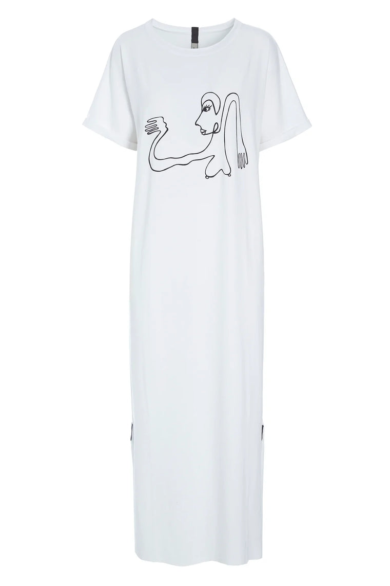 Henriette Steffensen Tagged maxi dress Anna Fashion Lifestyle