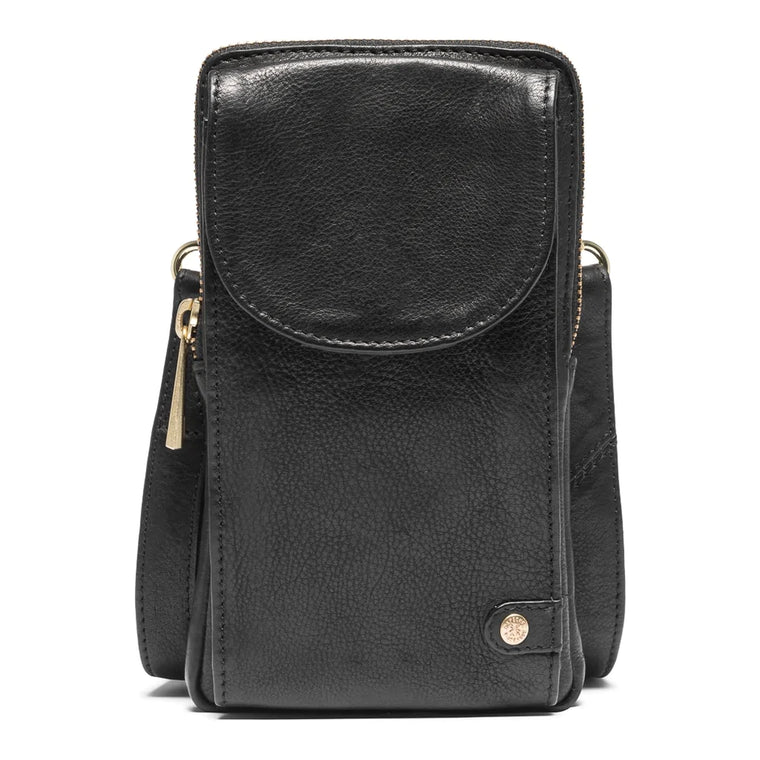 Depeche Cross Over Leather Black Bag - Black - Depeche from Danish