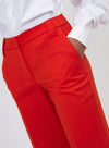 Exotic Orange Cropped Trousers