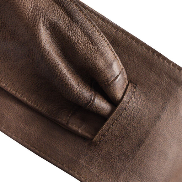 Depeche Obi leather chestnut belt