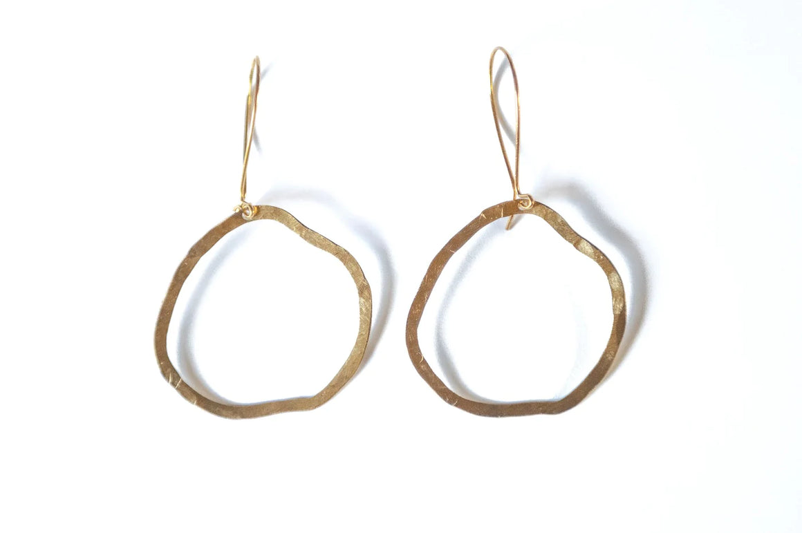 Daki daki flo earrings gold